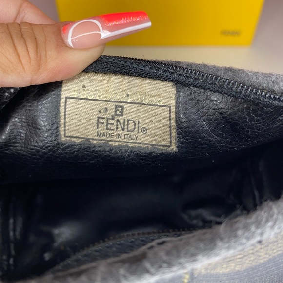 ‼️SOLD ‼️ Vintage Checkered Fendi Crossbody Bag - Picture 10 of 10